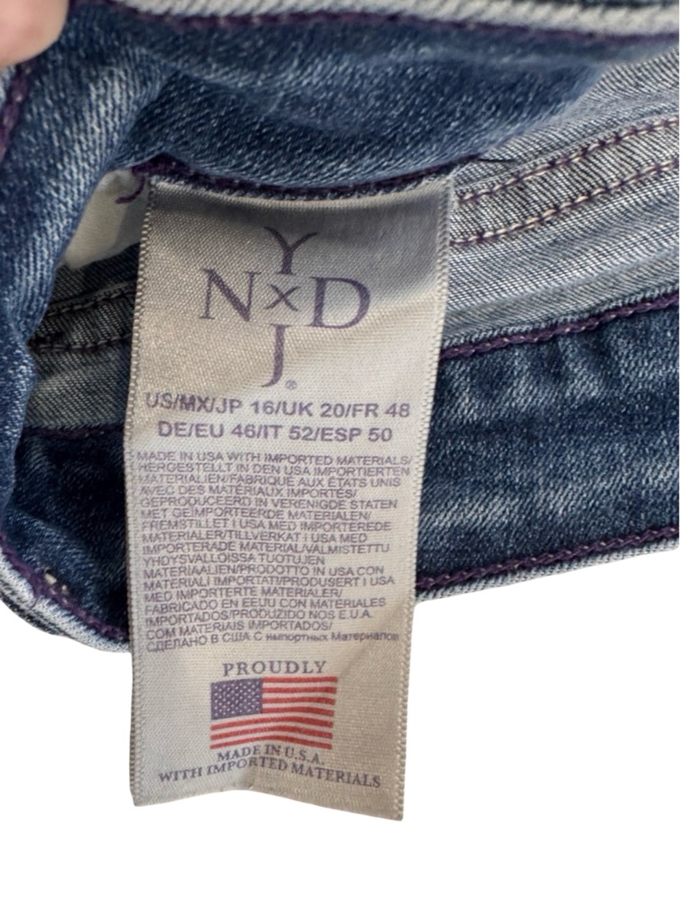 NYDJ Curvy Boyfriend Jeans in Medium Blue - Picture 2 of 7